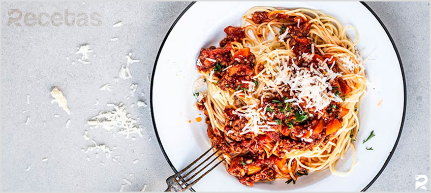 Espaguetis a la Boloñesa Caseros